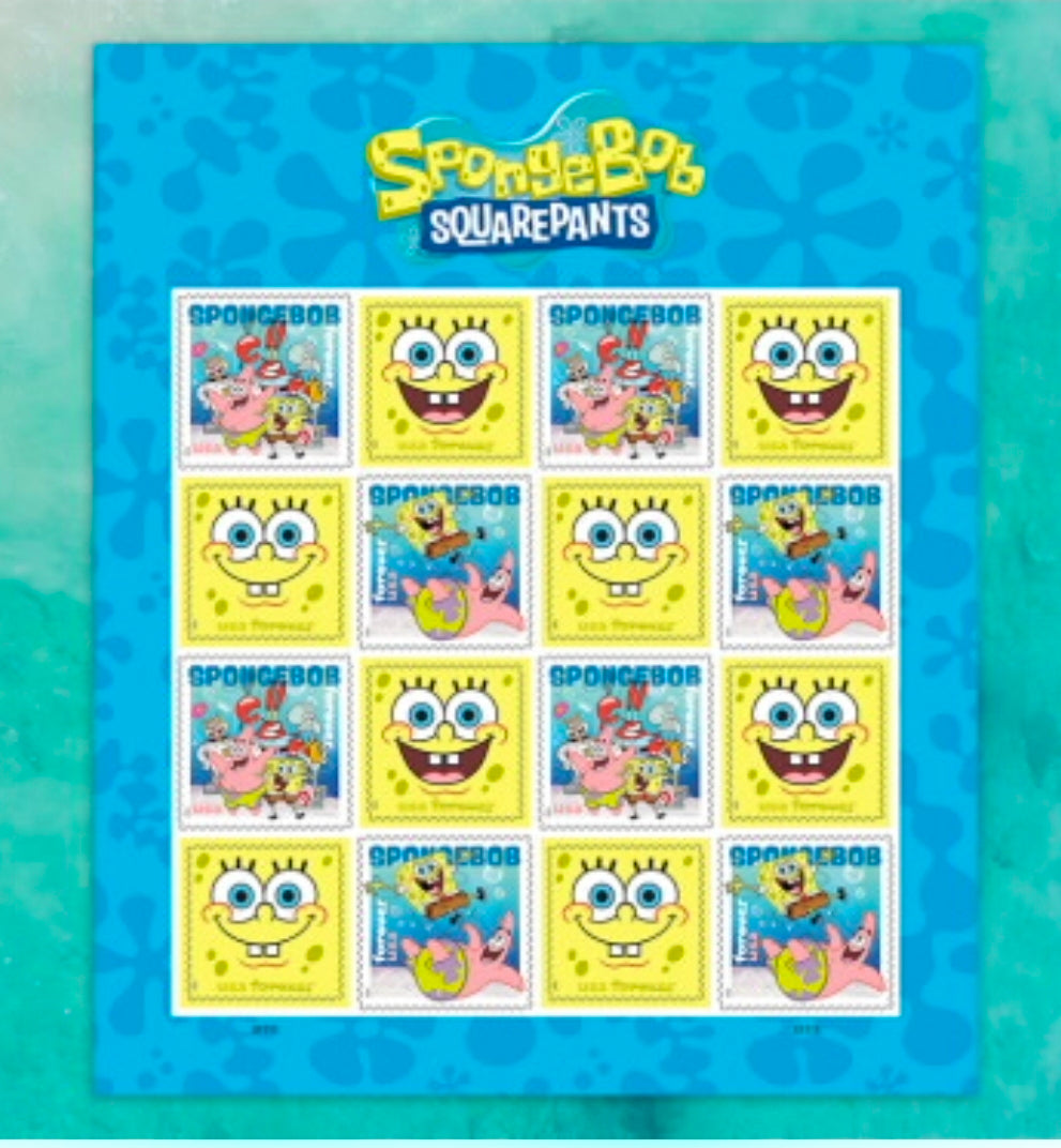 Spongebob Squarepants Forever Stamps