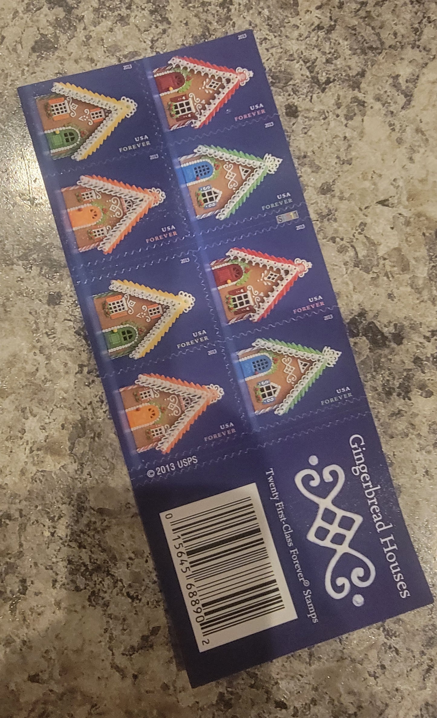 Forever Gingerbread Houses Christmas Stamps(20ct)