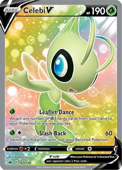 Celebi V (Full Art) SWSH06: Chilling Reign