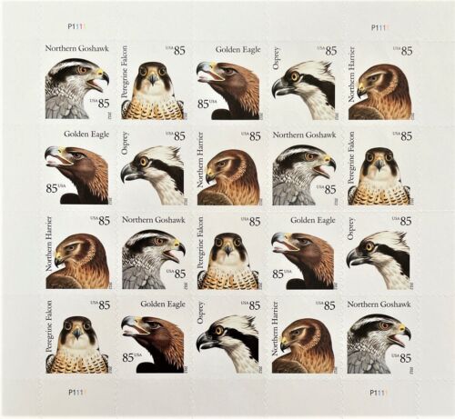 2012 Birds of Prey 85 Cents Forever Collectible Stamps For mailing(20ct)