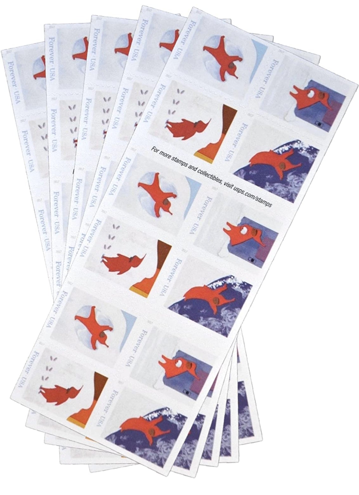 The Snowy Day USA Forever Postage Stamps(Booklet Of 20)