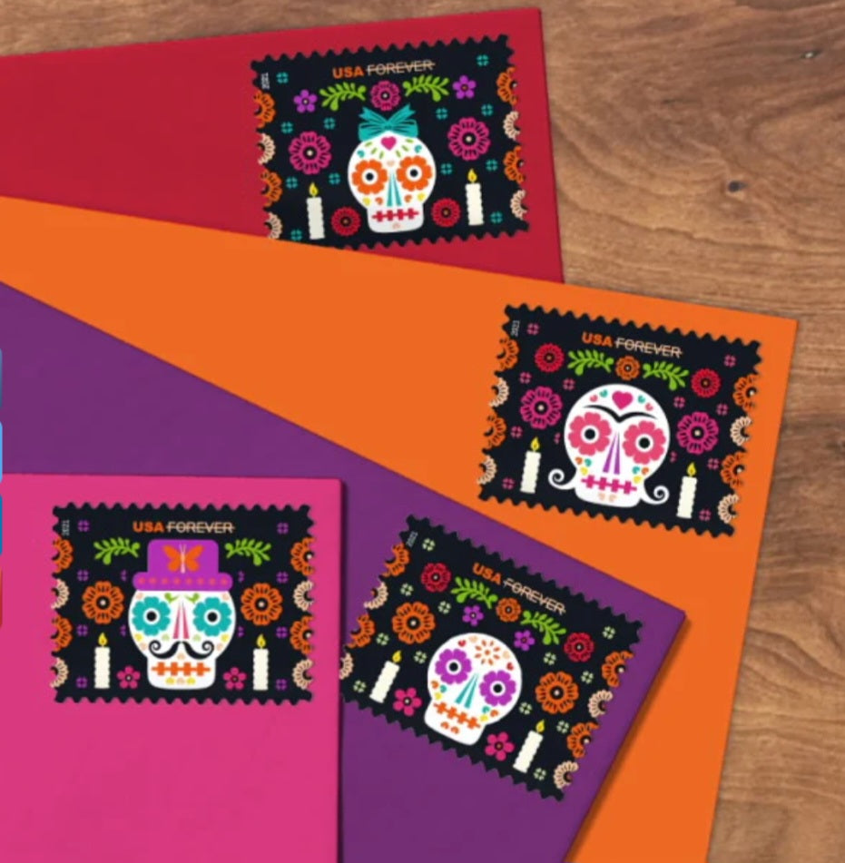 Day of the Dead USA Forever Stamps
