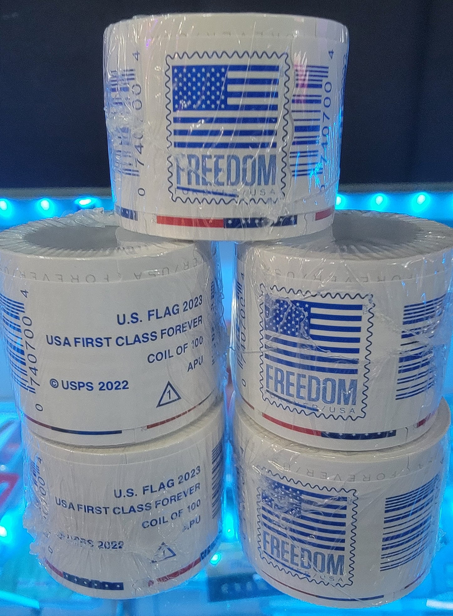 Forever USPS First Class Roll/Coil of 100 Postage Stamps