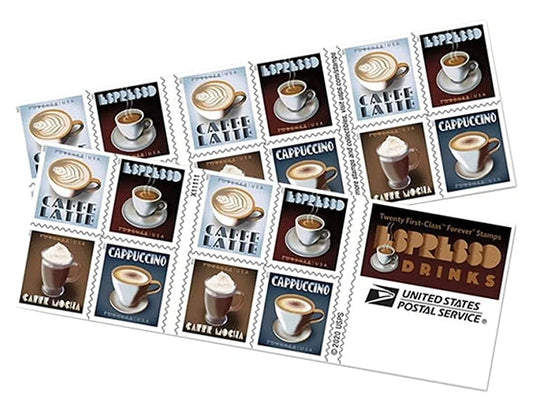 Expresso Drink USA Postage Forever Stamps