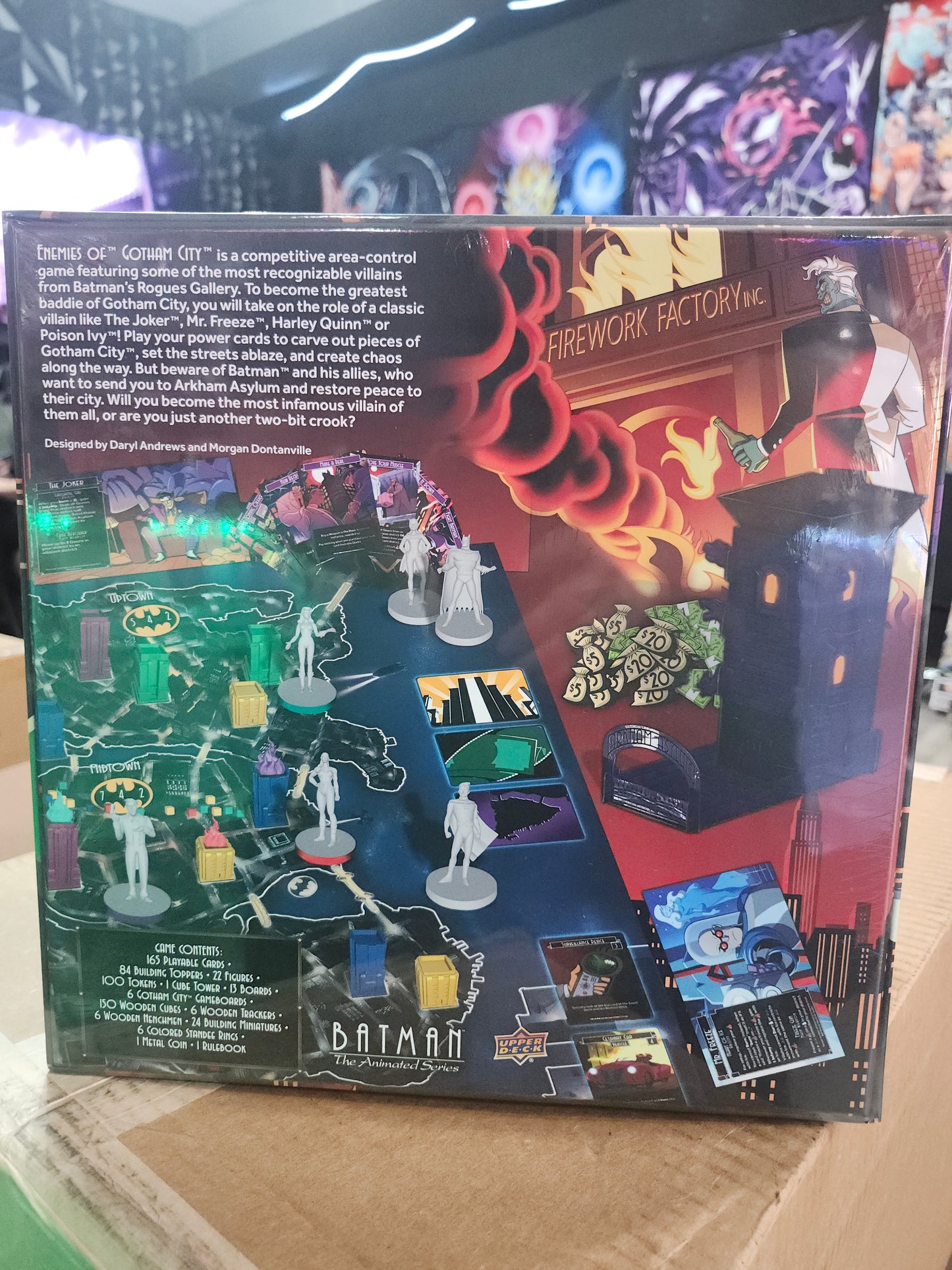 Enemies of Gotham City-Batman the animated series Tabletop game
