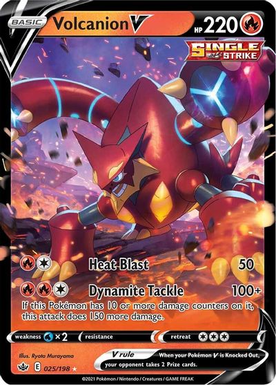 Volcanion V SWSH06: Chilling Reign