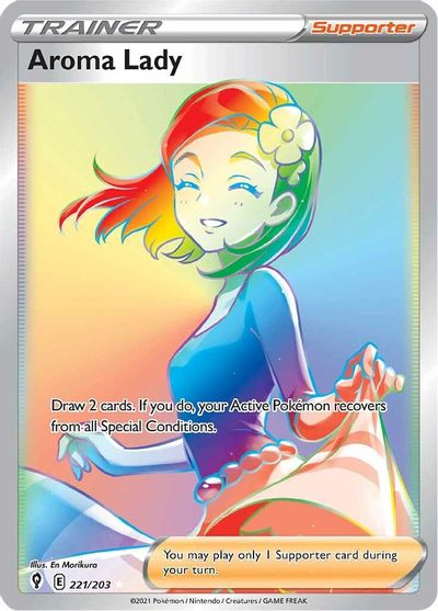 Aroma Lady (Secret) SWSH07: Evolving Skies