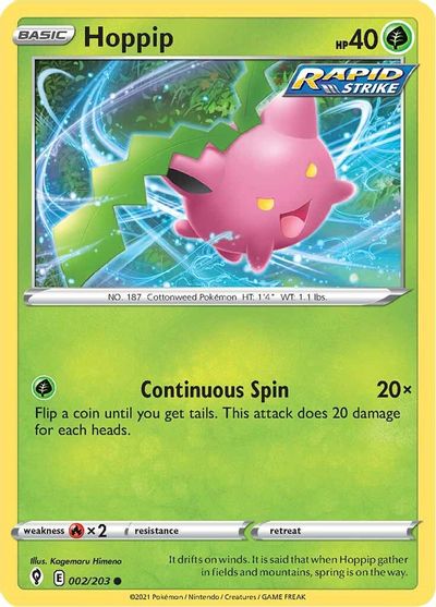 Hoppip SWSH07: Evolving Skies