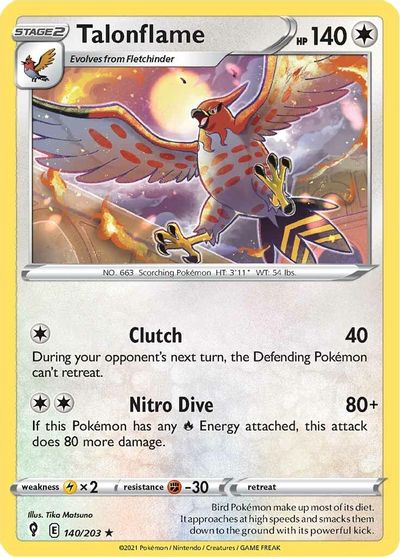 Talonflame SWSH07: Evolving Skies