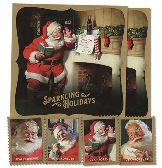 2018 Sparkling Holidays Christmas Santa USA Forever Booklets