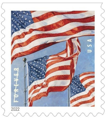 USA Flag Forever First Class Booklet. (20ct)